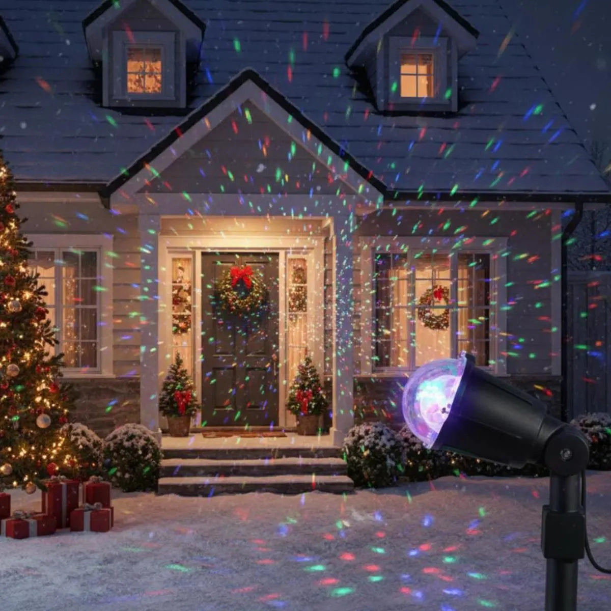 Proiector LED Craciun, interior + exterior